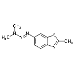 CAS 登录号：94216-92-9， 6-[(1E)-3,3-二甲基-1-三氮烯-1-基]-2-甲基-1,3-苯并噻唑