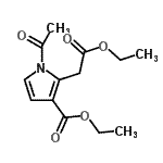 CAS 登录号：942205-97-2， 乙基1-乙酰基-2-(2-乙氧基-2-氧代乙基)-1H-吡咯-3-羧酸酯