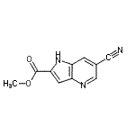 CAS 登录号：942206-36-2， 甲基6-氰基-1H-吡咯并[3,2-b]吡啶-2-羧酸酯