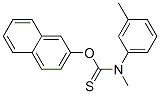 CAS 登录号：94256-64-1， N-甲基-N-(3-甲基苯基)-1-萘-2-基氧基-硫代甲酰胺