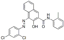 CAS 登录号：94276-08-1， 4-[(2,4-二氯苯基)偶氮]-3-羟基-N-(2-甲基苯基)萘-2-甲酰胺