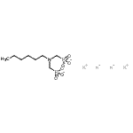 CAS 登录号：94277-97-1， 四钾N,N-二(膦酸基甲基)己烷-1-胺