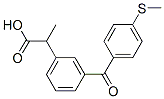 CAS 登录号：94292-03-2， 2-[3-[4-(甲硫基)苯甲酰基]苯基]丙酸
