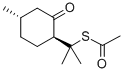 CAS 登录号：94293-57-9， S-[1-甲基-1-(4-甲基-2-氧代环己基)乙基]硫代乙酸酯