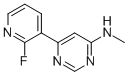CAS 登录号：943605-97-8， 6-(2-氟-3-吡啶基)-N-甲基-4-嘧啶胺