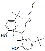 CAS 登录号：94386-23-9， 2,2'-[3-(丁基硫代)亚丙基]双[4-(叔丁基)-O-甲酚]