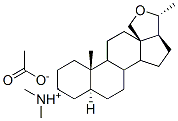 CAS 登录号：94386-34-2， [(5alpha)-18,20(R)-环氧孕甾-3beta-基]二甲基铵乙酸盐