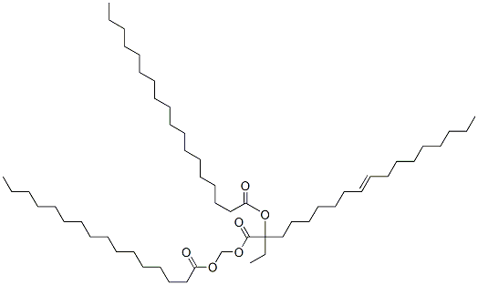 CAS 登录号：94481-68-2， 1-[[(1-氧代十六烷基)氧基]甲基]-2-[(1-氧代十八烷基)氧基]乙基 (E)-9-十八碳烯酸酯