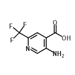 CAS#: 944900-27-0， 5-Amino-2-(trifluoromethyl)isonicotinic acid