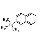 CAS 登录号：945-77-7， 三甲基(2-萘基)锡烷