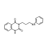 CAS 登录号：94507-33-2， 3-(3-苯胺基丙基)-2,4(1H,3H)-喹唑啉二酮