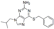 CAS 登录号：94571-97-8， 6-苄基硫-9-(2-甲基丙基)嘌呤-2-胺