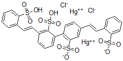 CAS#: 94613-70-4， 4',4'-Dichloromercuric-2,2,2',2'-Bistilbene Tetrasulfonic Acid
