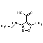 CAS#: 946197-87-1， 3-(Ethylamino)-5-methyl-1,2-oxazole-4-carboxylic acid