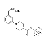 CAS#: 946409-15-0， 2-Methyl-2-propanyl 4-{4-[(methylamino)methyl]-2-pyridinyl}-1-piperazinecarboxylate