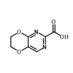 CAS#: 946505-97-1， 6,7-Dihydro[1,4]dioxino[2,3-d]pyrimidine-2-carboxylic acid