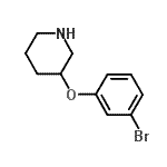 CAS 登录号：946681-09-0， 3-(3-溴苯氧基)哌啶