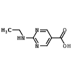 CAS#: 946706-58-7， 2-(Ethylamino)-5-pyrimidinecarboxylic acid