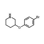 CAS 登录号：946714-44-9， 3-(4-溴苯氧基)哌啶