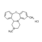 CAS#: 94713-27-6， 1,3,4,14B-Tetrahydro-2,7-Dimethyl-2H-Dibenzo[b,f]Pyrazino[1,2-d][1,4]Oxazepine Monohydrochloride