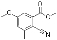 CAS#: 94742-93-5， Methyl 2-cyano-5-methoxy-3-methylbenzoate