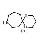 CAS 登录号：947534-14-7， 1,5-二氧杂-9-氮杂螺[5.6]十二烷盐酸盐(1:1)