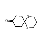 CAS 登录号：947534-48-7， 1-氧杂-5-硫杂螺[5.5]十一烷-9-酮