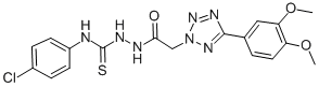 CAS#: 94771-99-0， 5-(3,4-Dimethoxyphenyl)-2H-Tetrazole-2-Acetic Acid 2-(((4-Chlorophe Nyl)Amino)Thioxomethyl)Hydrazide