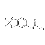 CAS 登录号：948-94-7， N-(2,2-二氟-1,3-苯并二氧戊环-5-基)乙酰胺