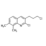 CAS 登录号：948290-05-9， 2-氯-3-(3-氯丙基)-7,8-二甲基喹啉