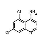 CAS 登录号：948292-59-9， 5,7-二氯-4-喹啉胺