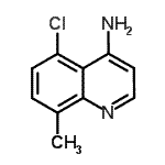 CAS 登录号：948292-84-0， 5-氯-8-甲基-4-喹啉胺