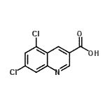 CAS 登录号：948293-83-2， 5,7-二氯-3-喹啉羧酸