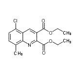 CAS#: 948294-21-1， Diethyl 5-chloro-8-methyl-2,3-quinolinedicarboxylate