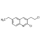 CAS 登录号：948294-51-7， 2-氯-3-(2-氯乙基)-6-乙基喹啉