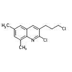 CAS 登录号：948294-61-9， 2-氯-3-(3-氯丙基)-6,8-二甲基喹啉