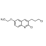 CAS 登录号：948294-63-1， 2-氯-3-(3-氯丙基)-6-乙氧基喹啉