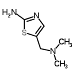 CAS 登录号：948572-68-7， 5-[(二甲基氨基)甲基]-1,3-噻唑-2-胺