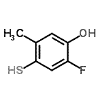 CAS 登录号：949019-05-0， 2-氟-5-甲基-4-硫基苯酚
