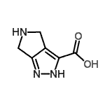 CAS 登录号：949034-67-7， 2,4,5,6-四氢吡咯并[3,4-c]吡唑-3-羧酸