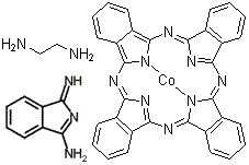 CAS 登录号：94979-20-1， (1,2-乙二胺)(1-亚氨基-1H-异吲哚-3-胺)[29H,31H-酞菁根]-钴