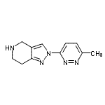CAS 登录号：949962-95-2， 2-(6-甲基-3-哒嗪基)-4,5,6,7-四氢-2H-吡唑并[4,3-c]吡啶