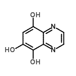 CAS 登录号：95035-37-3， 5,6,8-喹喔啉三醇