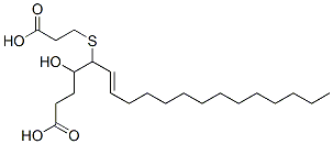 CAS 登录号：95061-94-2， 4-羟基-5-((2-羧基乙基)硫代)-6-十九碳烯酸