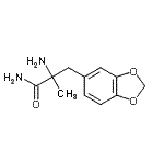 CAS 登录号：95080-43-6， 2-氨基-3-(1,3-苯并二氧戊环-5-基)-2-甲基丙酰胺