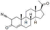 CAS 登录号：95160-20-6， 2-氰基孕酮
