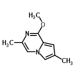 CAS 登录号：95407-89-9， 1-甲氧基-3,7-二甲基-吡咯并[1,2-a]吡嗪