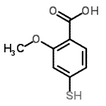 CAS 登录号：95420-72-7， 2-甲氧基-4-巯基苯甲酸