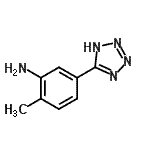 CAS 登录号：954848-82-9， 2-甲基-5-(1H-四唑-5-基)苯胺