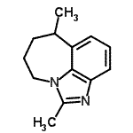 CAS 登录号：95492-97-0， 2,7-二甲基-4,5,6,7-四氢咪唑并[4,5,1-Jk][1]苯并氮杂卓
